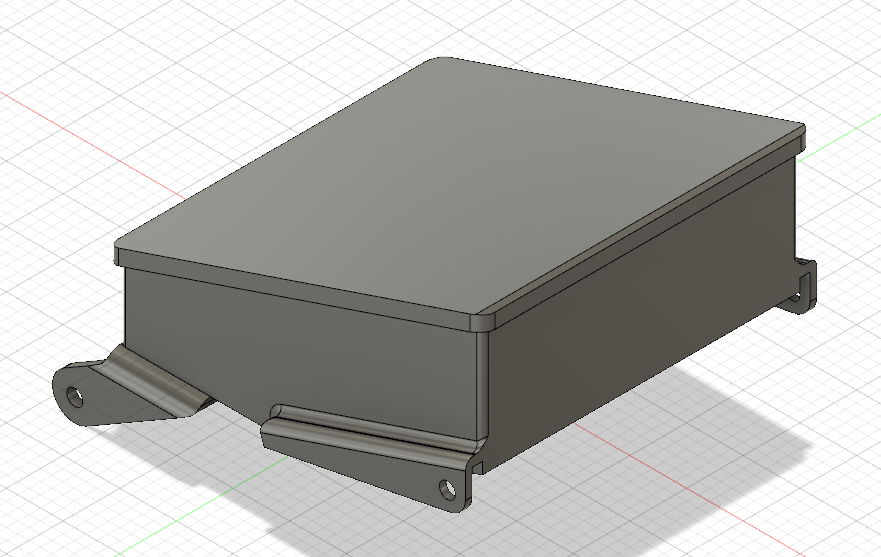 CB750Four小物入れの3DCAD図面