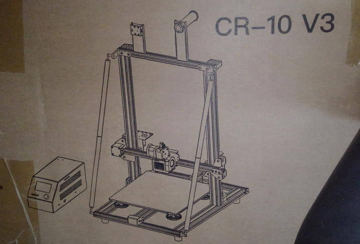 まだ明けてない新品の3Dプリンター